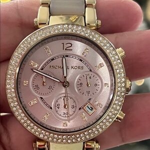Michael Kors Gold and Rose Women's Watch